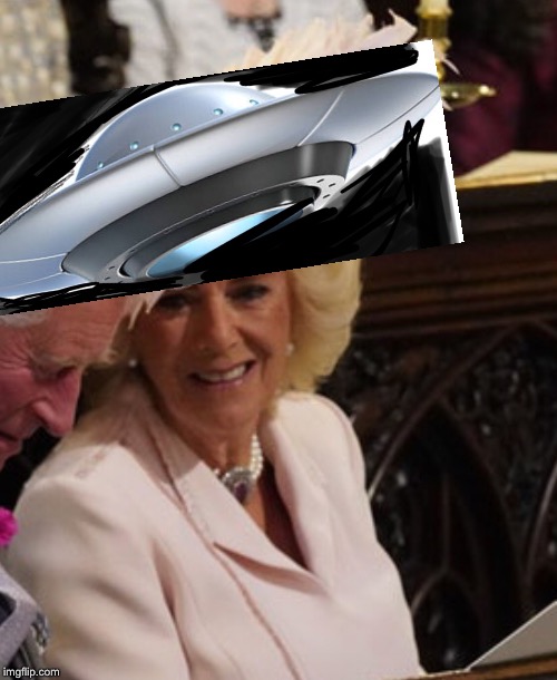 UFO  | image tagged in ufo,royal wedding | made w/ Imgflip meme maker