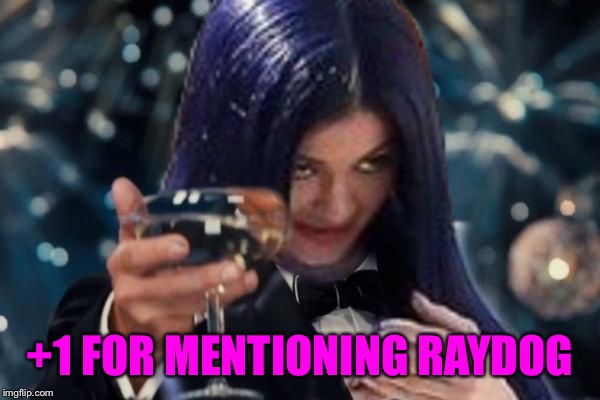 Kylie Cheers | +1 FOR MENTIONING RAYDOG | image tagged in kylie cheers | made w/ Imgflip meme maker