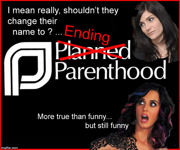 Planned Parenthood????BS...time for a name change | image tagged in planned parenthood,abortion is murder,current events,katy perry,politics lol,babes | made w/ Imgflip meme maker