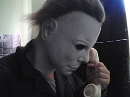 High Quality michael myers phone Blank Meme Template