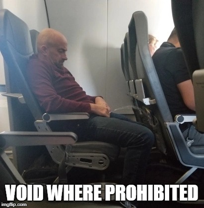 Flying used to be fun | VOID WHERE PROHIBITED | image tagged in attitude flying | made w/ Imgflip meme maker