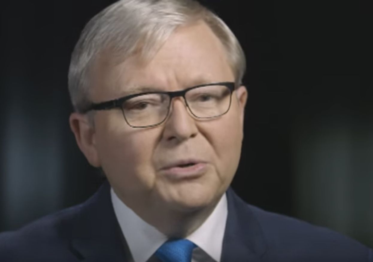 Kevin Rudd you're a good person Blank Meme Template