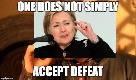 ONE DOES NOT SIMPLY ACCEPT DEFEAT | made w/ Imgflip meme maker