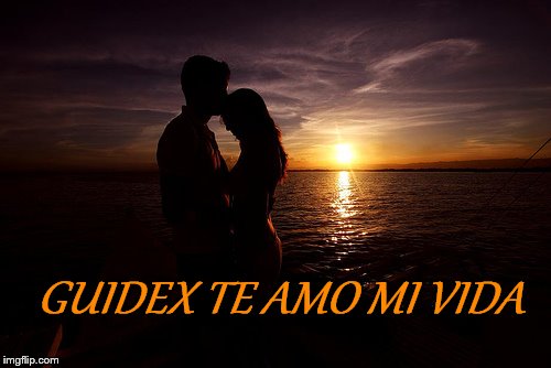 GUIDEX TE AMO MI VIDA | made w/ Imgflip meme maker