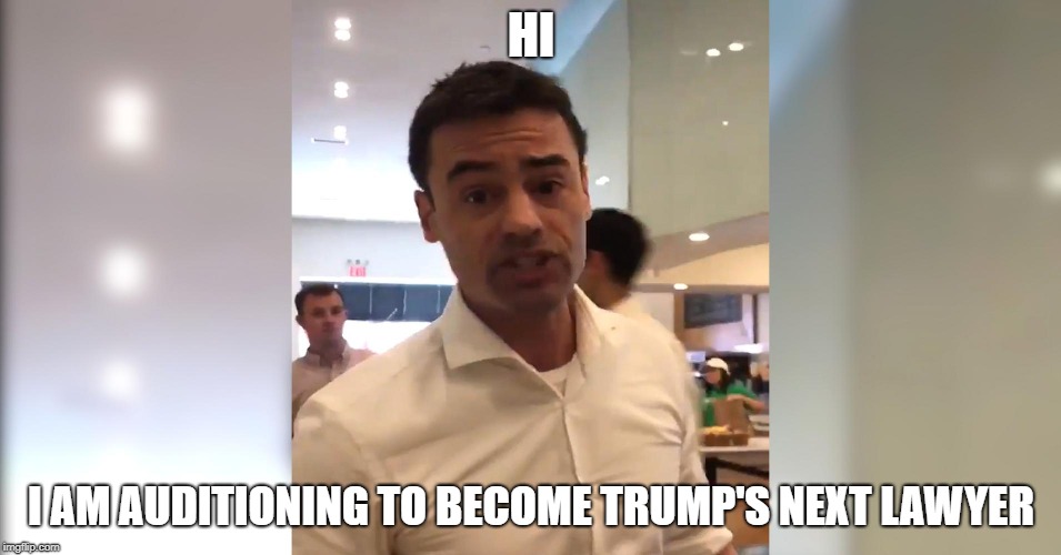Racist lawyer | HI; I AM AUDITIONING TO BECOME TRUMP'S NEXT LAWYER | image tagged in hi,trump's lawyer,racist,racism,trump,lawyer | made w/ Imgflip meme maker