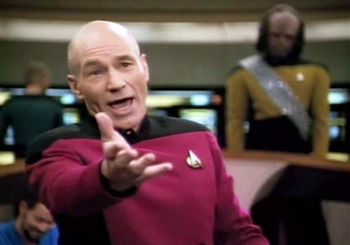 High Quality Picard Can't Believe this Bullshit Blank Meme Template