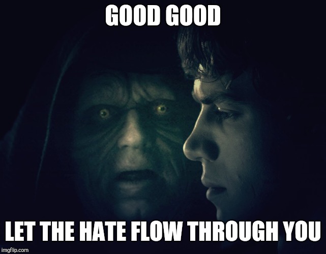 GOOD GOOD; LET THE HATE FLOW THROUGH YOU | made w/ Imgflip meme maker