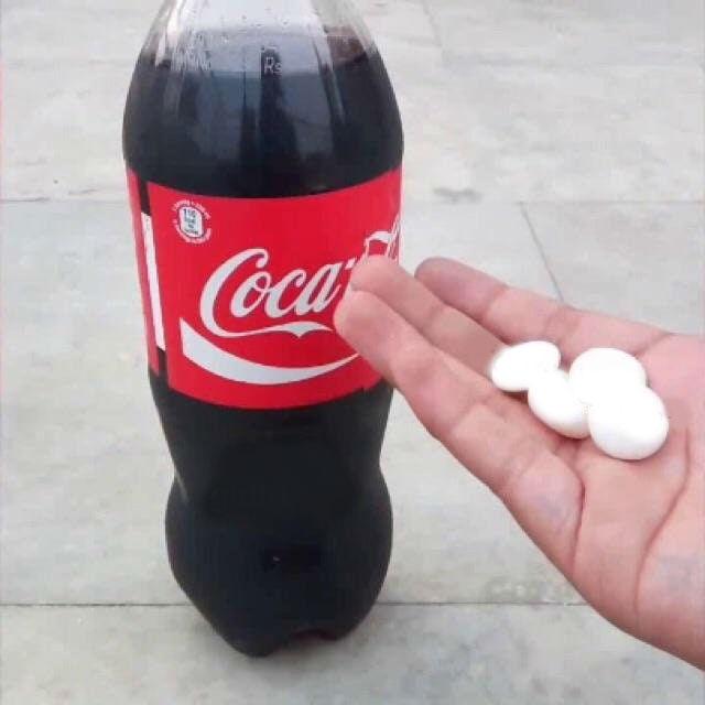 High Quality Coke and Mentos Blank Meme Template