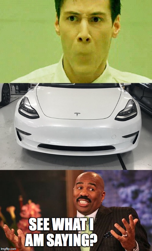 No Mouth Neo | SEE WHAT I AM SAYING? | image tagged in neo,tesla | made w/ Imgflip meme maker