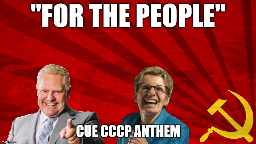 "FOR THE PEOPLE"; CUE CCCP ANTHEM | image tagged in canada,communism | made w/ Imgflip meme maker