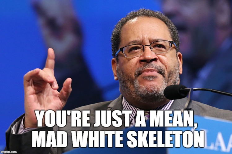 YOU'RE JUST A MEAN, MAD WHITE SKELETON | made w/ Imgflip meme maker