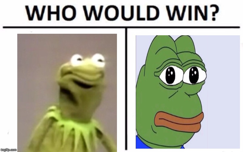 frog fight | image tagged in memes,who would win | made w/ Imgflip meme maker
