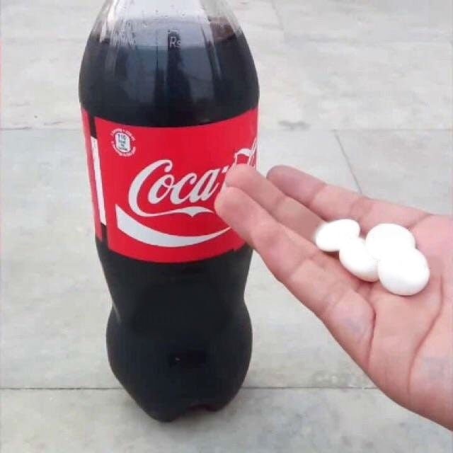 Coke and Mentos Blank Meme Template