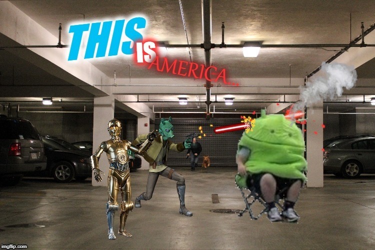 Don't catch you slippin' now... | image tagged in childish,le wars,lttp,compositing fail | made w/ Imgflip meme maker