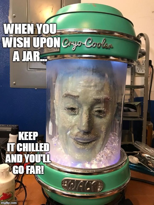 Disney On Ice! | WHEN YOU WISH UPON A JAR... KEEP IT CHILLED AND YOU'LL GO FAR! | image tagged in disney,funny,walt disney,futurama | made w/ Imgflip meme maker