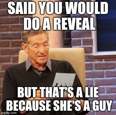 Maury Lie Detector | SAID YOU WOULD DO A REVEAL; BUT THAT'S A LIE BECAUSE SHE'S A GUY | image tagged in memes,maury lie detector | made w/ Imgflip meme maker