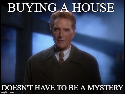 buying a house | BUYING A HOUSE; DOESN'T HAVE TO BE A MYSTERY | image tagged in mystery | made w/ Imgflip meme maker