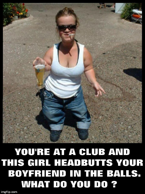 image tagged in midget,midgets,club,headbutt,assault,fight | made w/ Imgflip meme maker