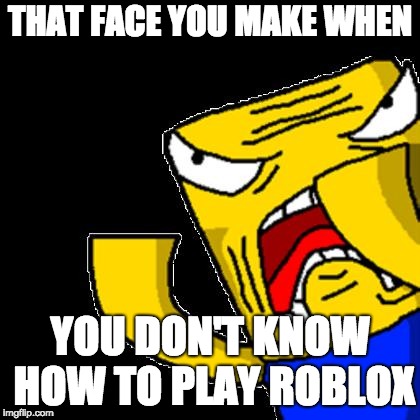 Yellow roblox face meme