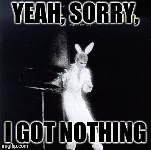 YEAH, SORRY, I GOT NOTHING | image tagged in steve martin wild and crazy | made w/ Imgflip meme maker