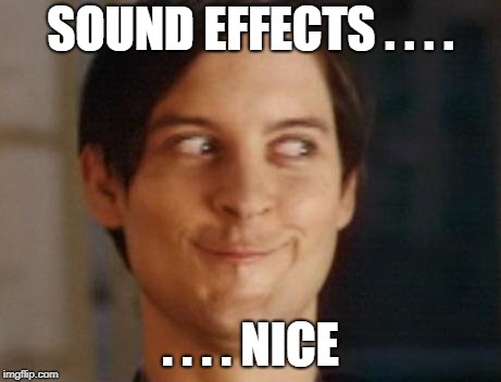 SOUND EFFECTS . . . . . . . . NICE | made w/ Imgflip meme maker