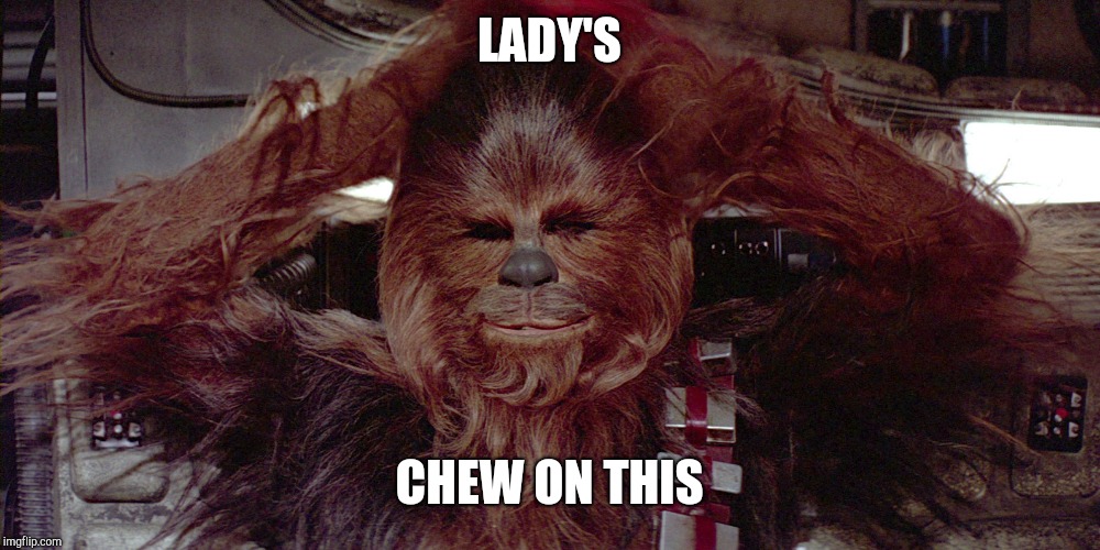 LADY'S CHEW ON THIS | made w/ Imgflip meme maker