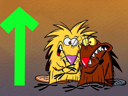 High Quality angry beavers up vote Blank Meme Template