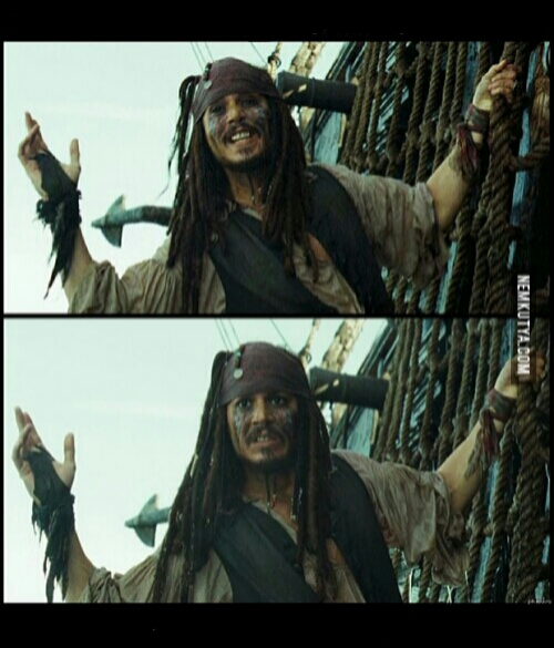 Jack Sparrow WHAT? Blank Meme Template