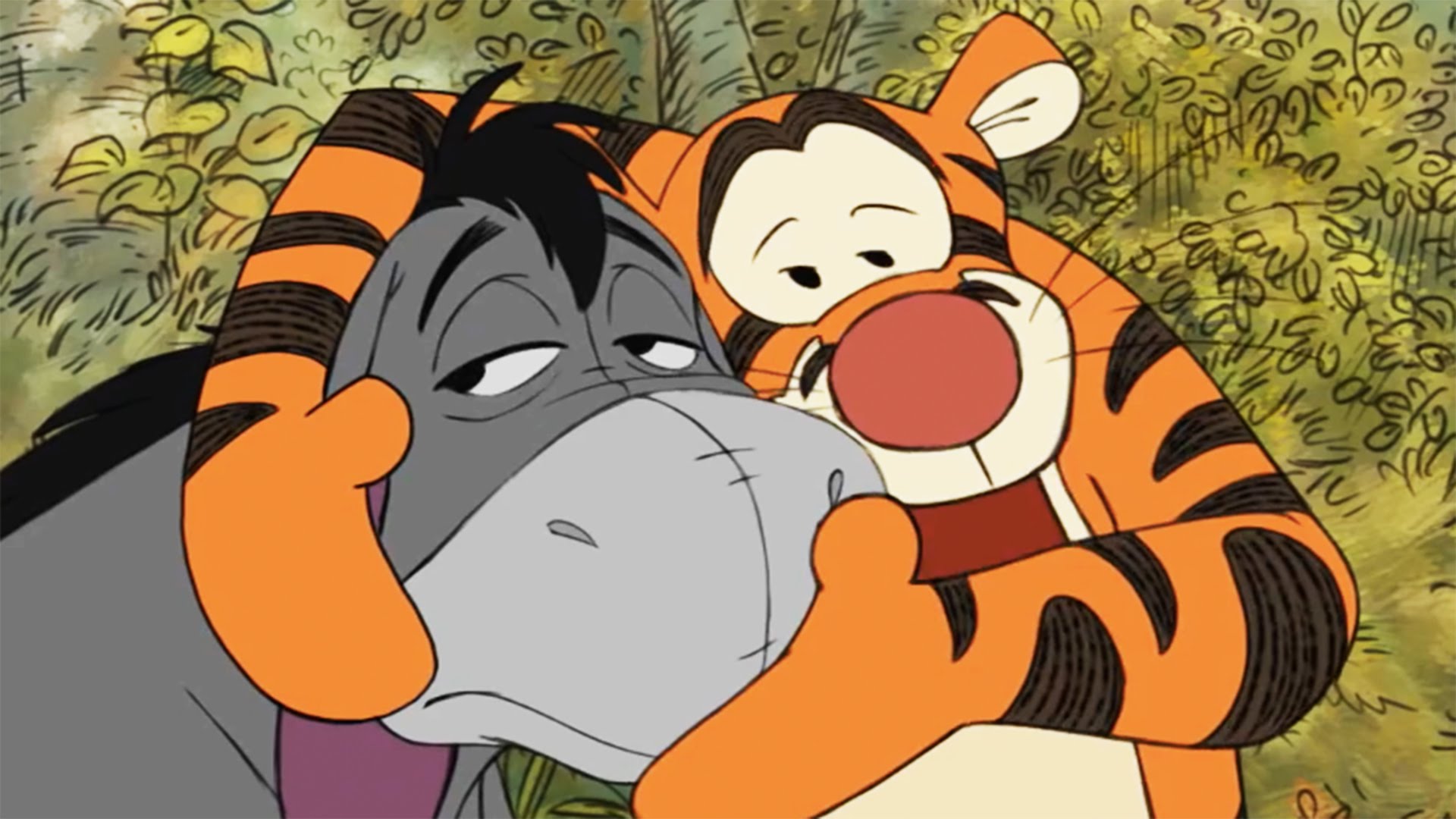 Eeyore and Tigger Blank Meme Template