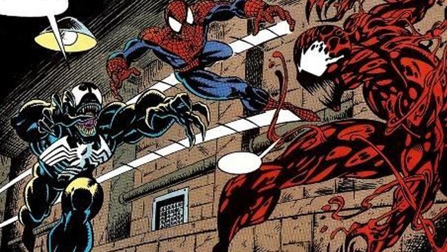 venom and carnage and spidey Blank Meme Template