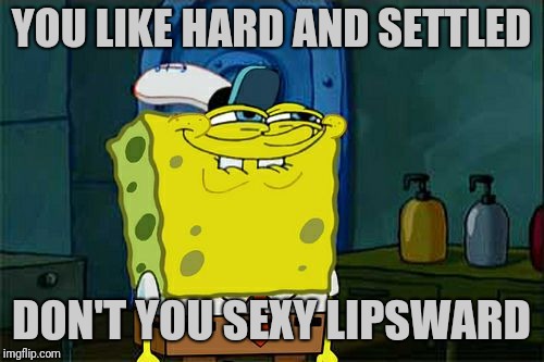 Don't You Squidward Meme | YOU LIKE HARD AND SETTLED DON'T YOU SEXY LIPSWARD | image tagged in memes,dont you squidward | made w/ Imgflip meme maker