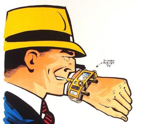 High Quality Dick Tracy News Flash All Stations  Blank Meme Template