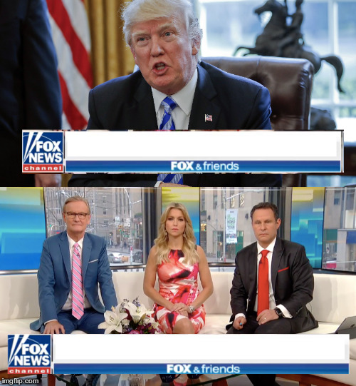 Fox Spins Trump News Blank Meme Template