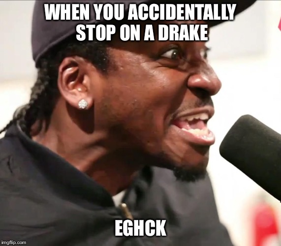 WHEN YOU ACCIDENTALLY STOP ON A DRAKE; EGHCK | image tagged in eghck | made w/ Imgflip meme maker