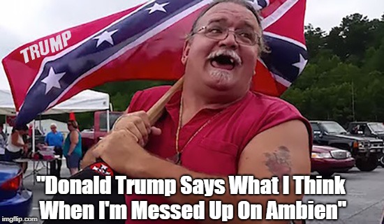 "Donald Trump Says What I Think When I'm Messed Up On Ambien" | made w/ Imgflip meme maker