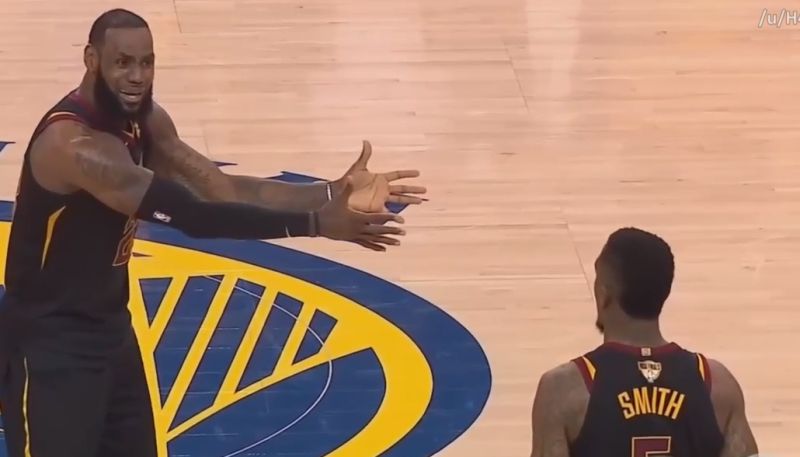 Jr Smith Loses The Game Blank Meme Template