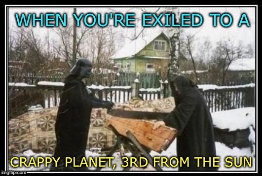 Pick it up guys, it's gonna be freezing tonight! | . | image tagged in darth vader,darth sidious,star wars,funny,memes | made w/ Imgflip meme maker