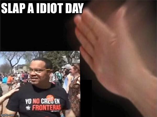 SLAP A IDIOT DAY | image tagged in memes | made w/ Imgflip meme maker