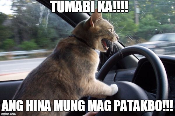 Fastest Driver | TUMABI KA!!!! ANG HINA MUNG MAG PATAKBO!!! | image tagged in funny | made w/ Imgflip meme maker
