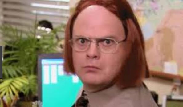 High Quality Dwight from the office Blank Meme Template