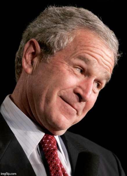 George W. Bush Blame  Blank Meme Template