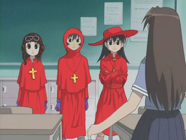 High Quality spanish inquisition anime classroom azu Blank Meme Template