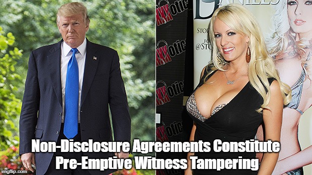 Non-Disclosure Agreements Constitute Pre-Emptive Witness Tampering | made w/ Imgflip meme maker