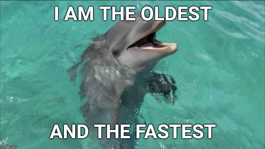 I AM THE OLDEST AND THE FASTEST | made w/ Imgflip meme maker