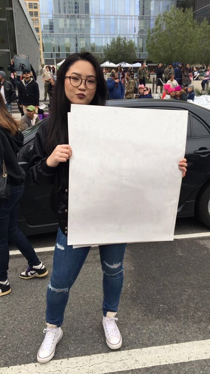 protestor Blank Meme Template
