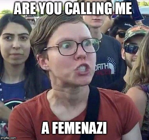 ARE YOU CALLING ME A FEMENAZI | made w/ Imgflip meme maker