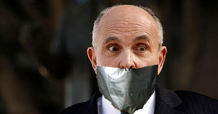 High Quality Rudy Gag Order Blank Meme Template