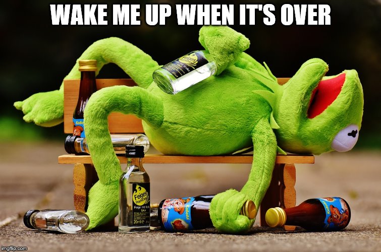 WAKE ME UP WHEN IT'S OVER | made w/ Imgflip meme maker