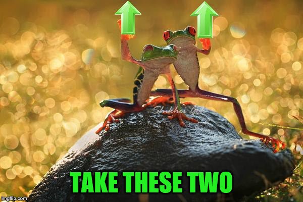 TAKE THESE TWO | made w/ Imgflip meme maker