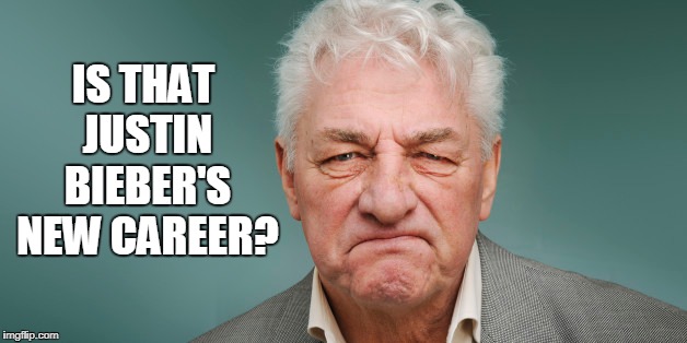 IS THAT JUSTIN BIEBER'S NEW CAREER? | made w/ Imgflip meme maker
